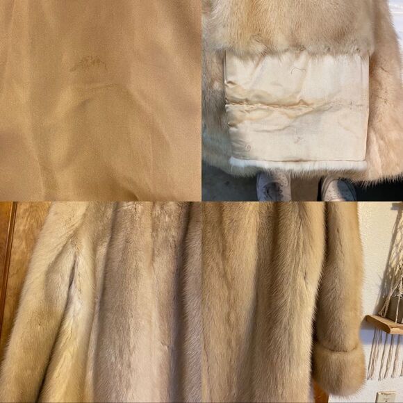 Vintage William Rosendorf Real Mink Fur Long Coat - Picture 13 of 16